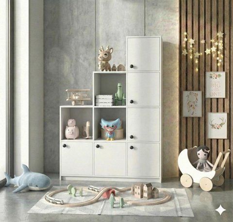Книжкова шафа на 9 комірок з дверцятами N-260 N-260 фото