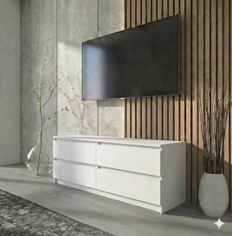 Тумба ТV на 4 висувних ящики з фасадами без ручок R-013 R-013.12 фото